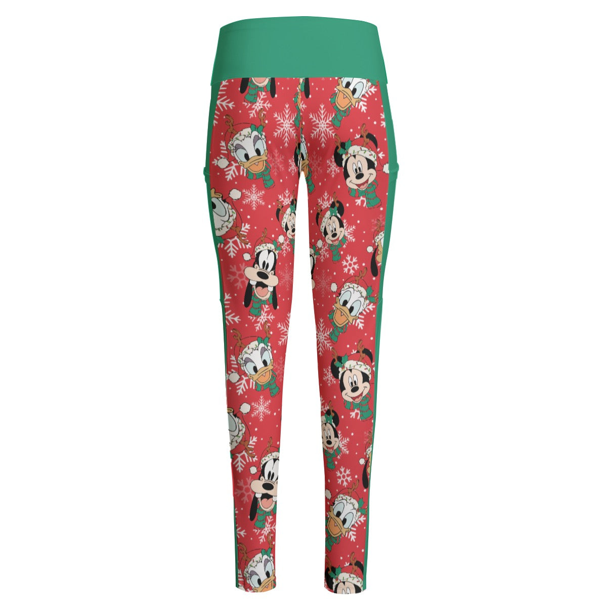 Christmas Friends Women's High Waist Leggings With Side Pocket