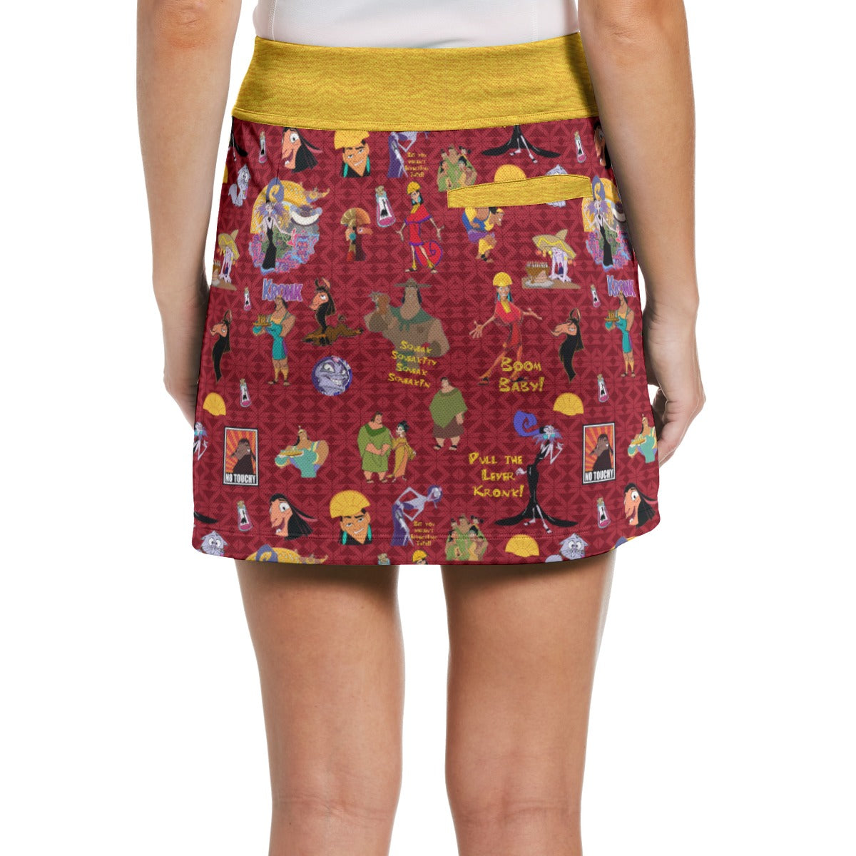 New Groove Women's Middle-Waisted Skorts