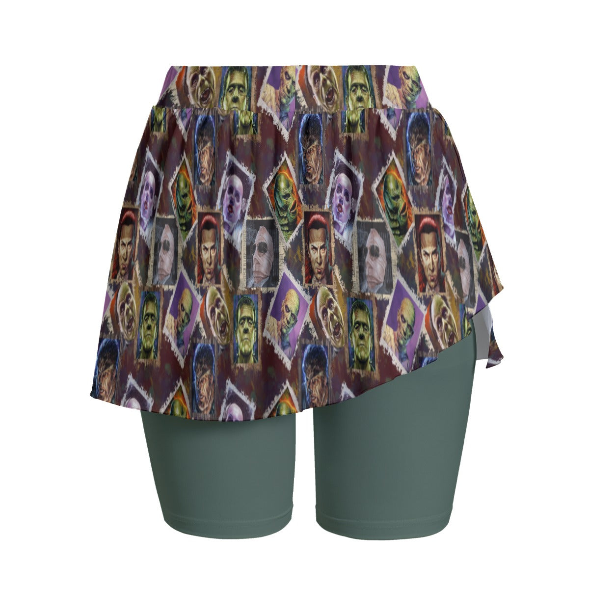 Movie Monsters Women's Sports Skorts