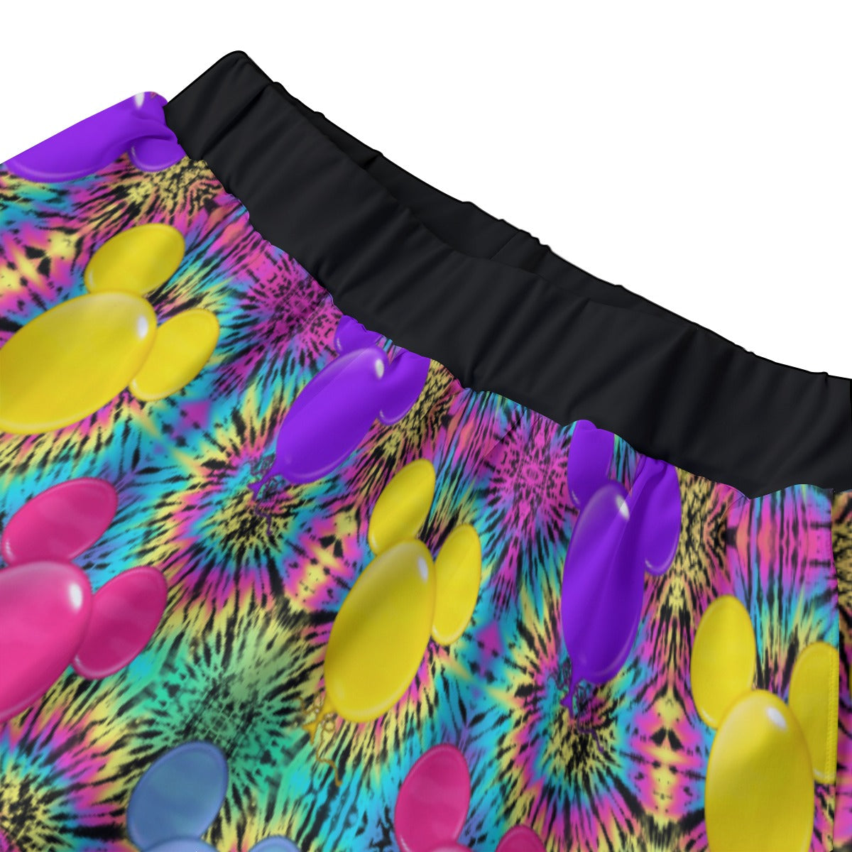 Tie Dye Mouse Women's Sports Skorts