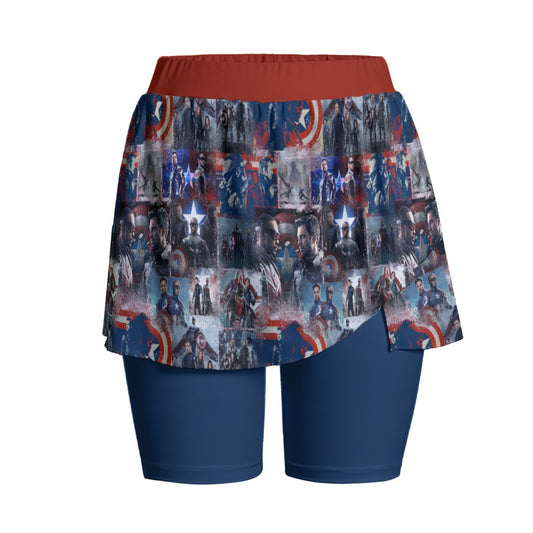 F and W Soldier Women's Sports Skorts