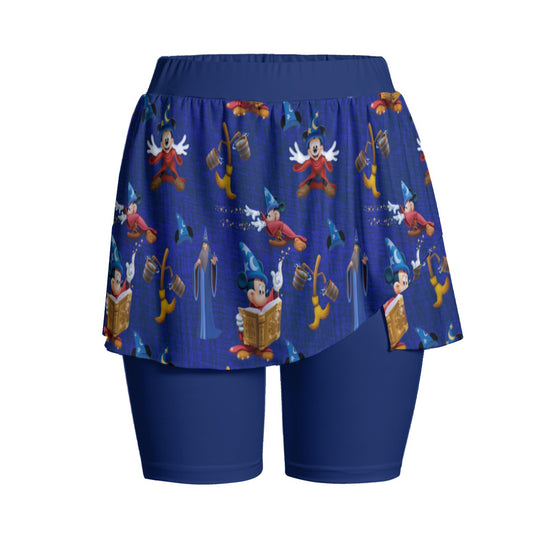 Sorcerer Mouse Women's Sports Skorts