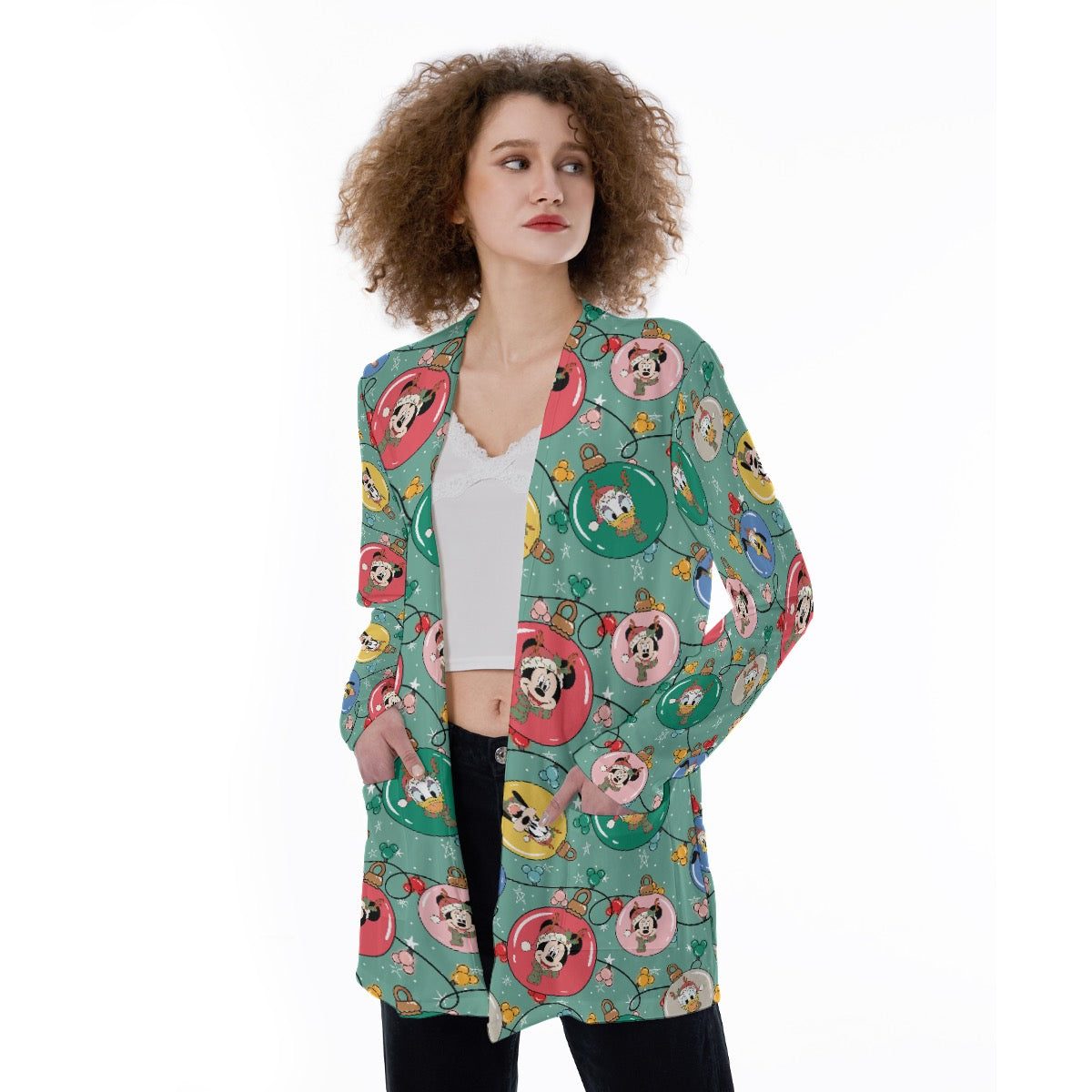 Ornament Pals Women's Cardigan With Pocket