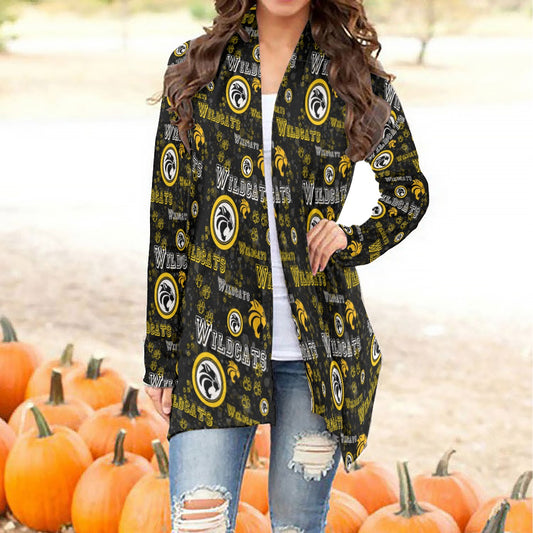 Wildcats Women's Draped Cardigan With Long Sleeve