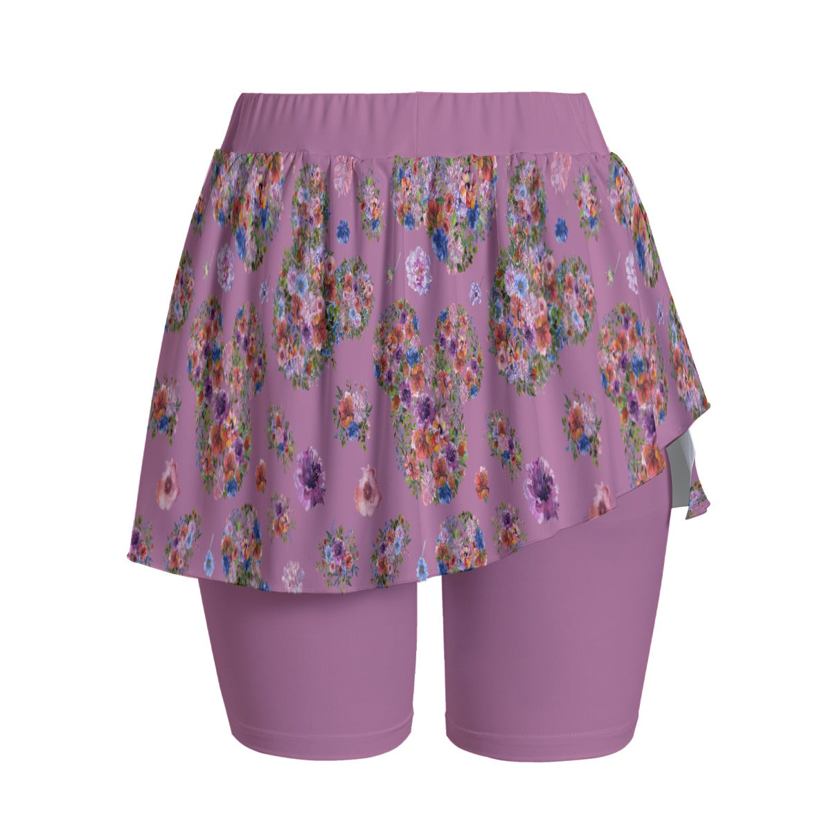 Floral Mouse Women's Sports Skorts