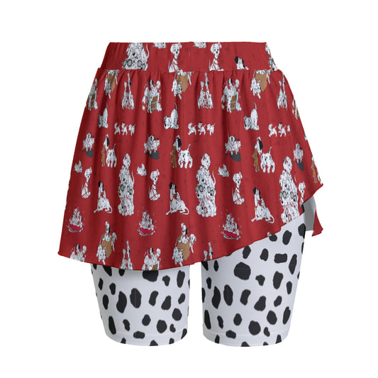 Dalmatian Women's Sports Skorts