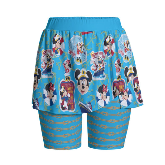 Cruise Mouse Women's Sports Skorts