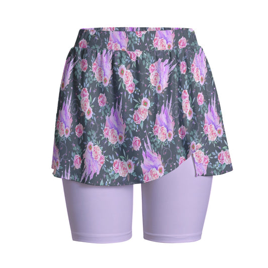 Floral Castle Women's Sports Skorts