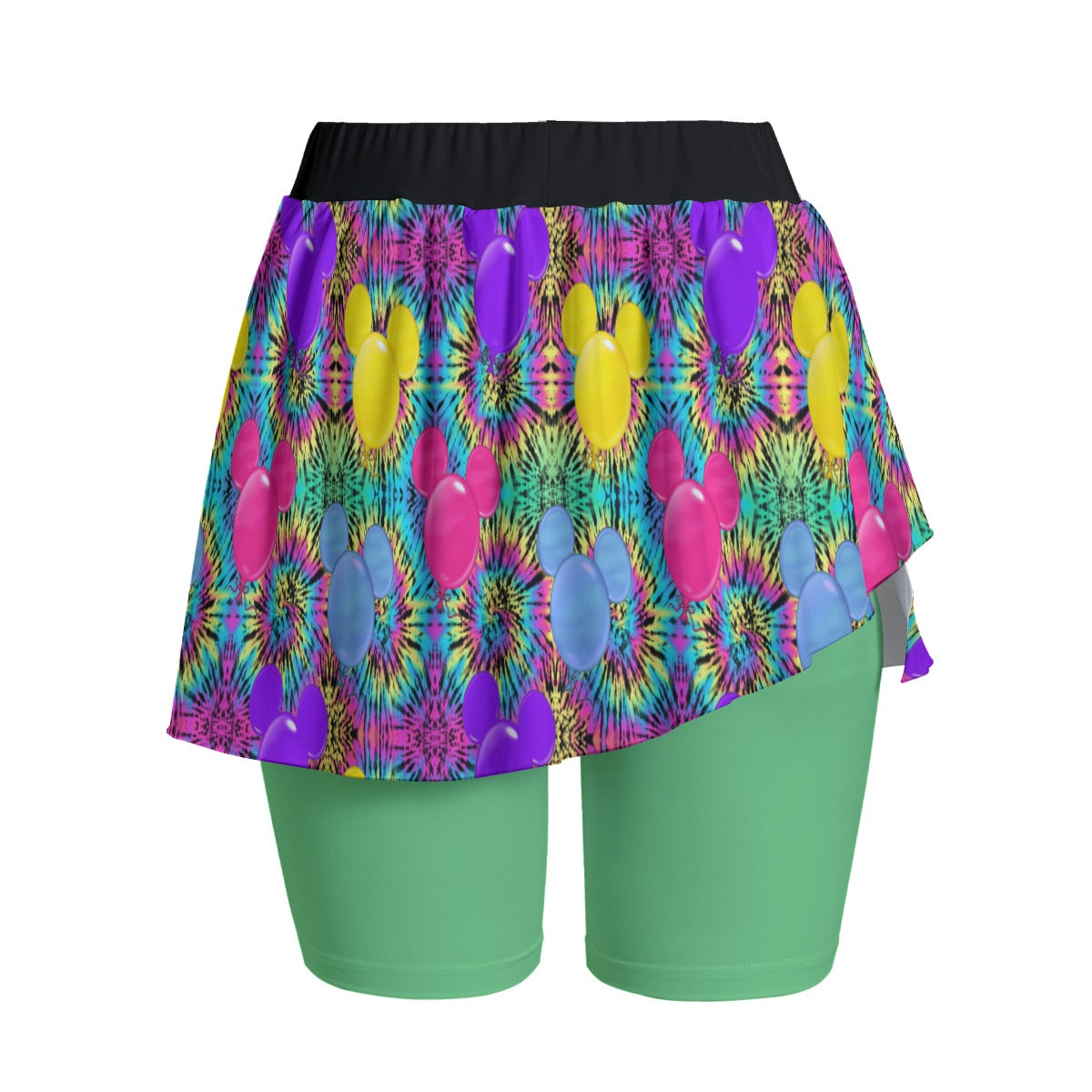 Tie Dye Mouse Women's Sports Skorts