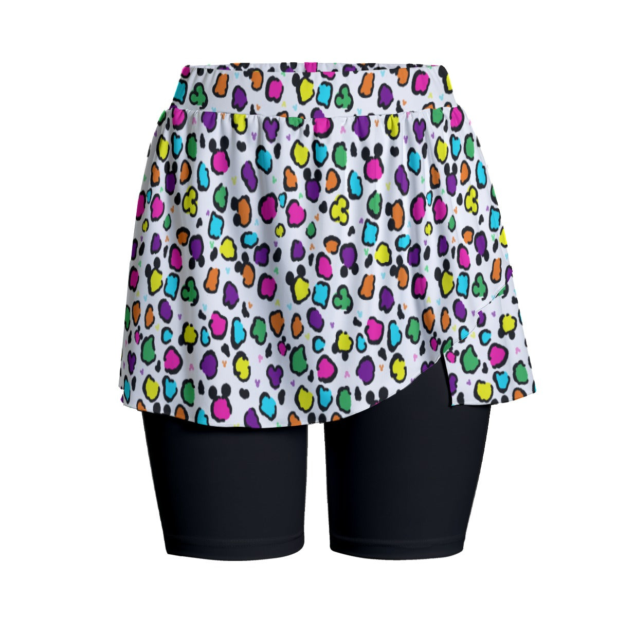 Neon Spots Women's Sports Skorts