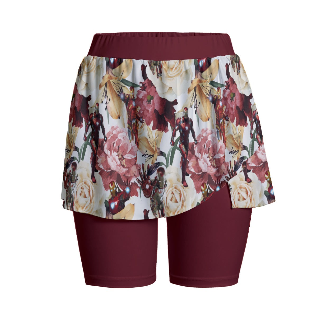 Floral Iron Women's Sports Skorts