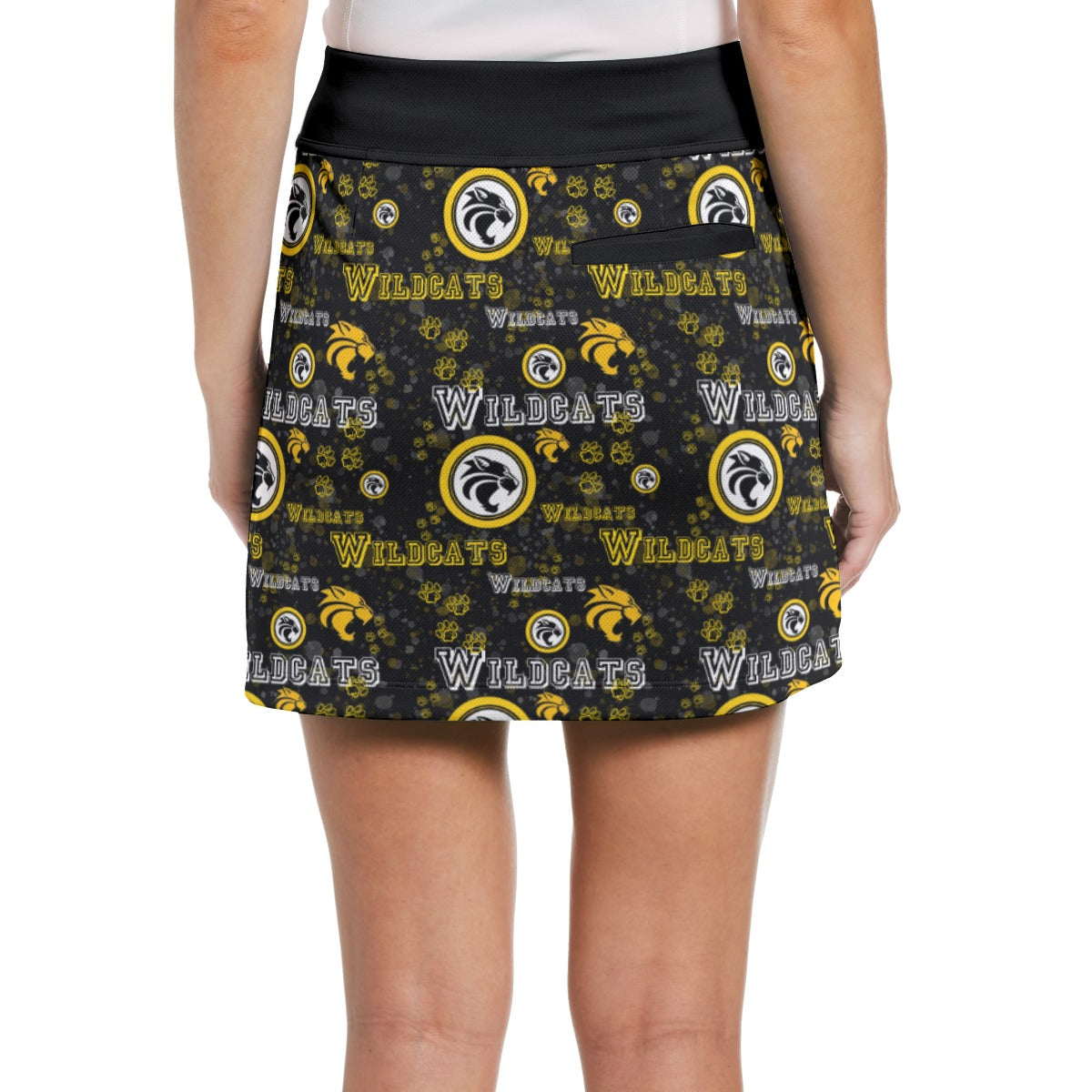 Wildcats Women's Middle-Waisted Skorts