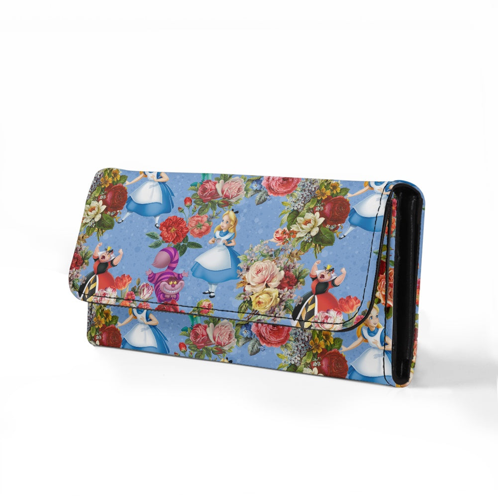 Wonderland Long Folding Wallet