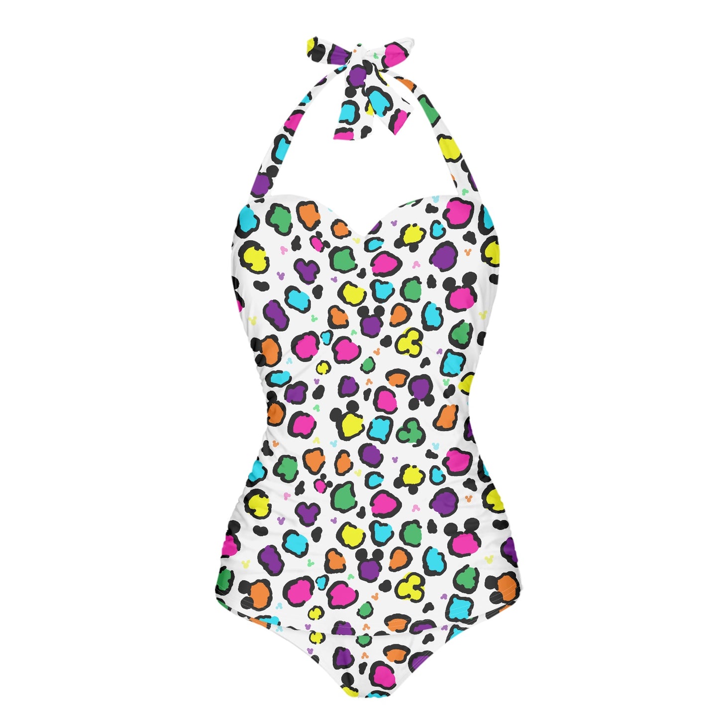 Neon Spots Strappy one piece