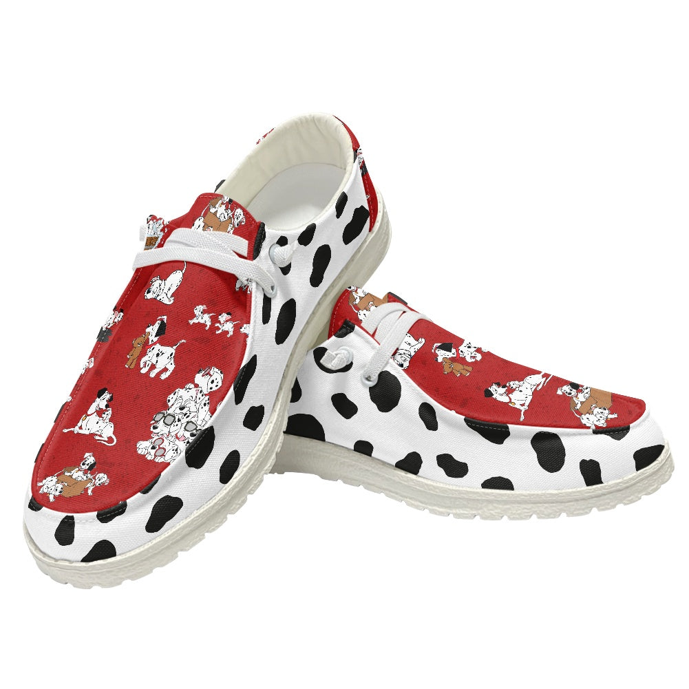 Dalmatians Men's Lace Up Loafers