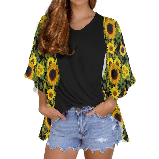 Sunny Ears Women's cardigan chiffon shirt