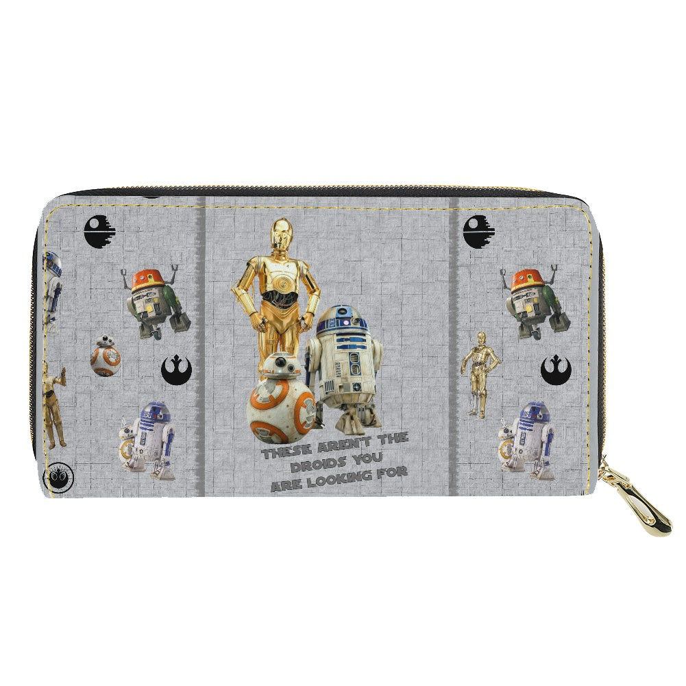 Droids PU wallet (nylon zipper)