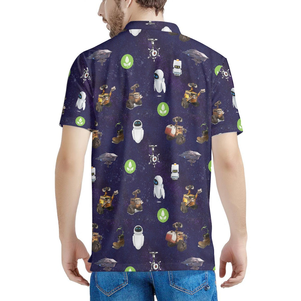 Space Robots Polo T-shirt