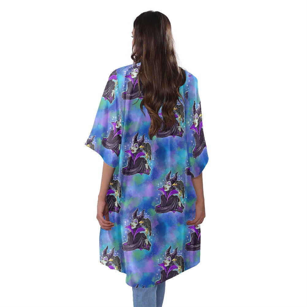 Evil Fairy Women's Half Sleeve Kimono Cardigan