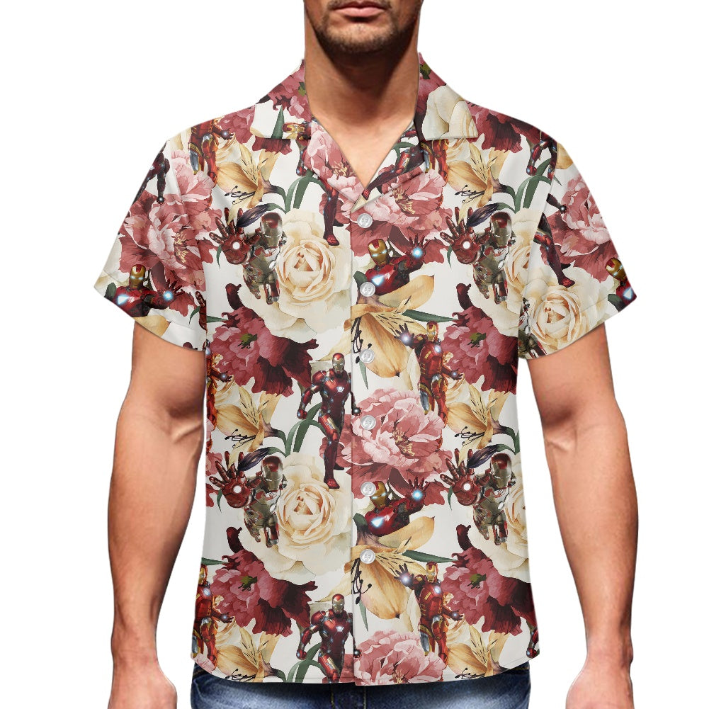 Floral Iron Hawaiian shirt