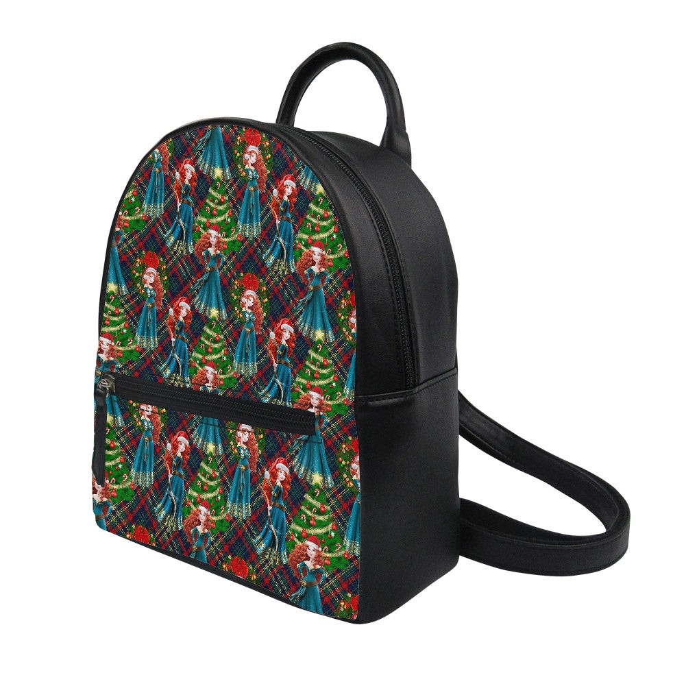 Scottish Christmas Small Backpack