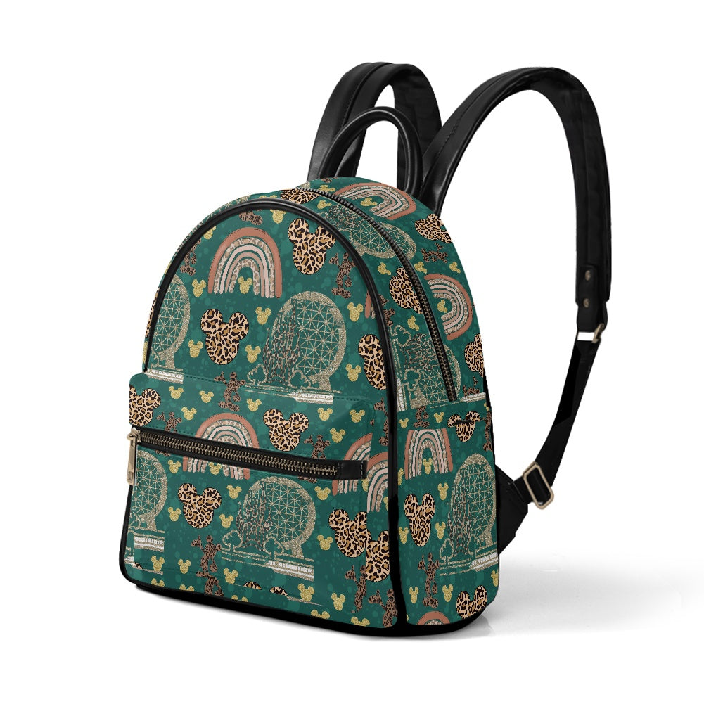 Cheetah Rainbow Casual Backpack for women