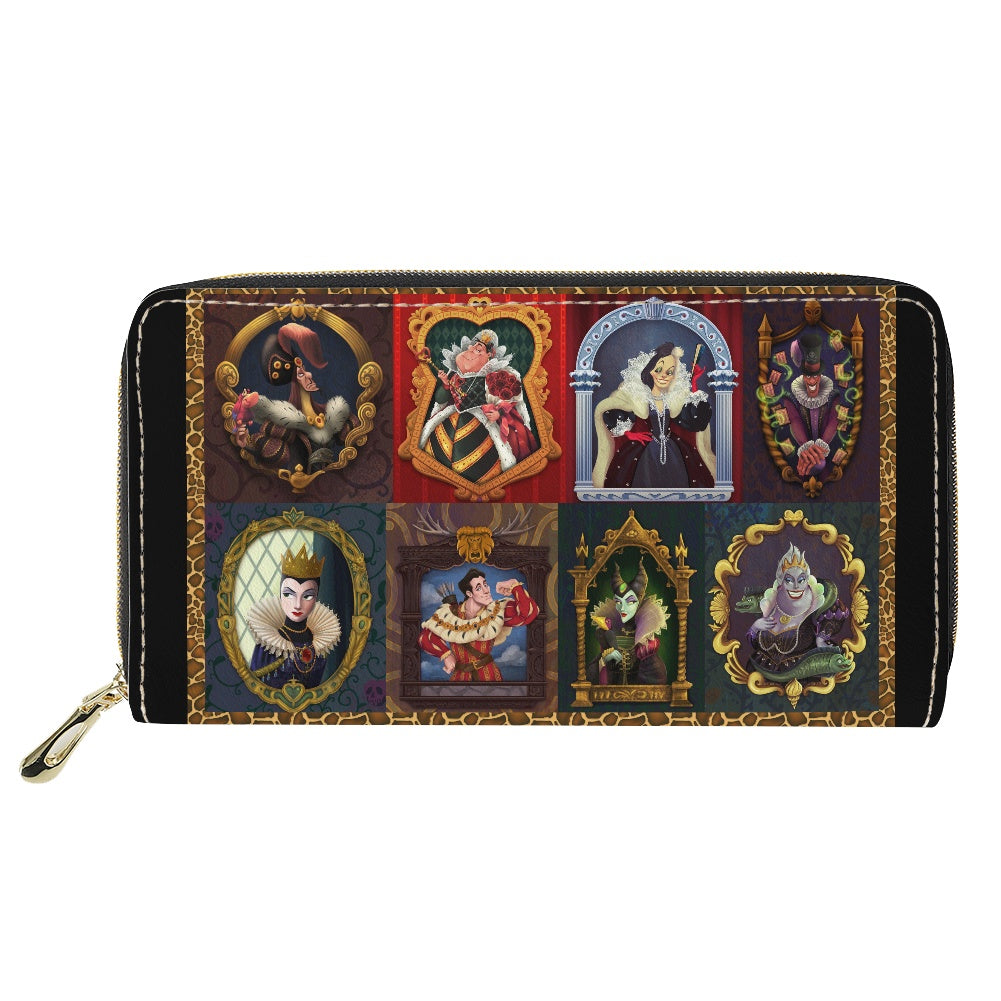 Villain Gallery PU wallet (nylon zipper)