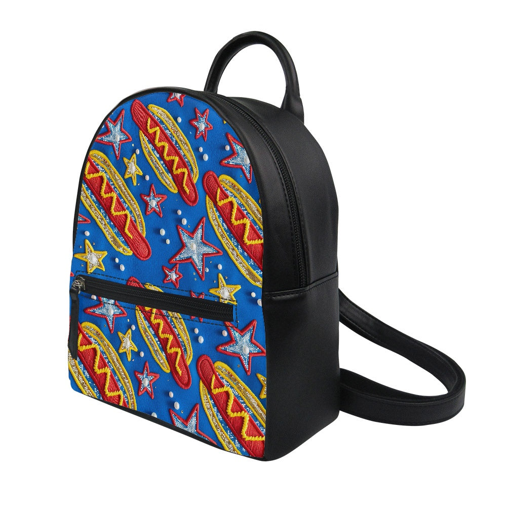 Fancy Hot Dogs Small Backpack