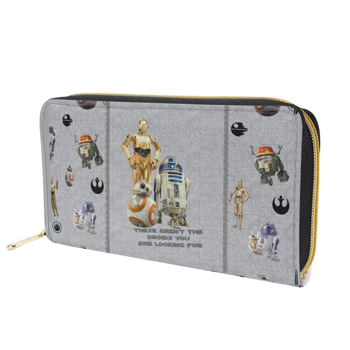 Droids PU wallet (nylon zipper)