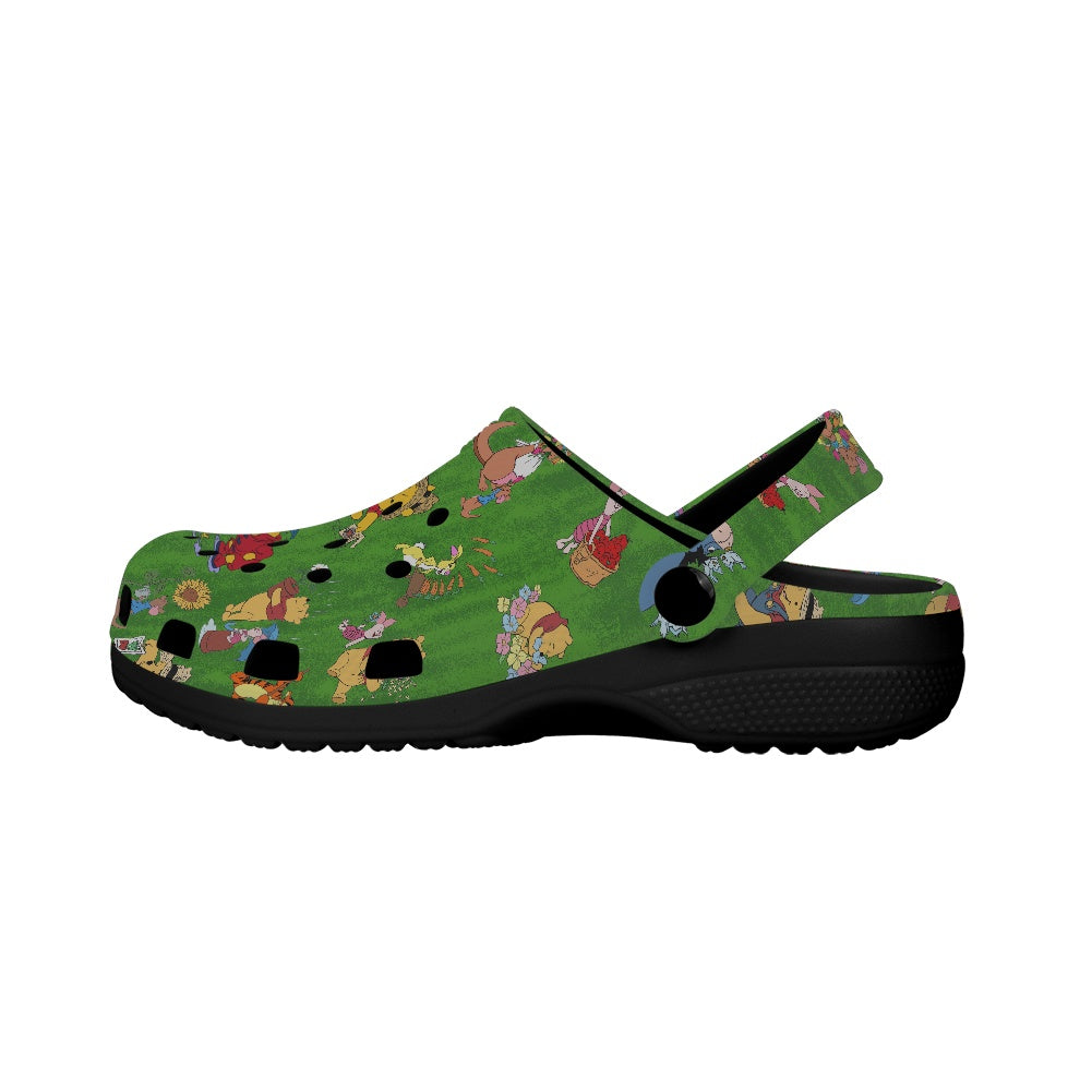 Spring Winnie Adult Crocs Black Sole