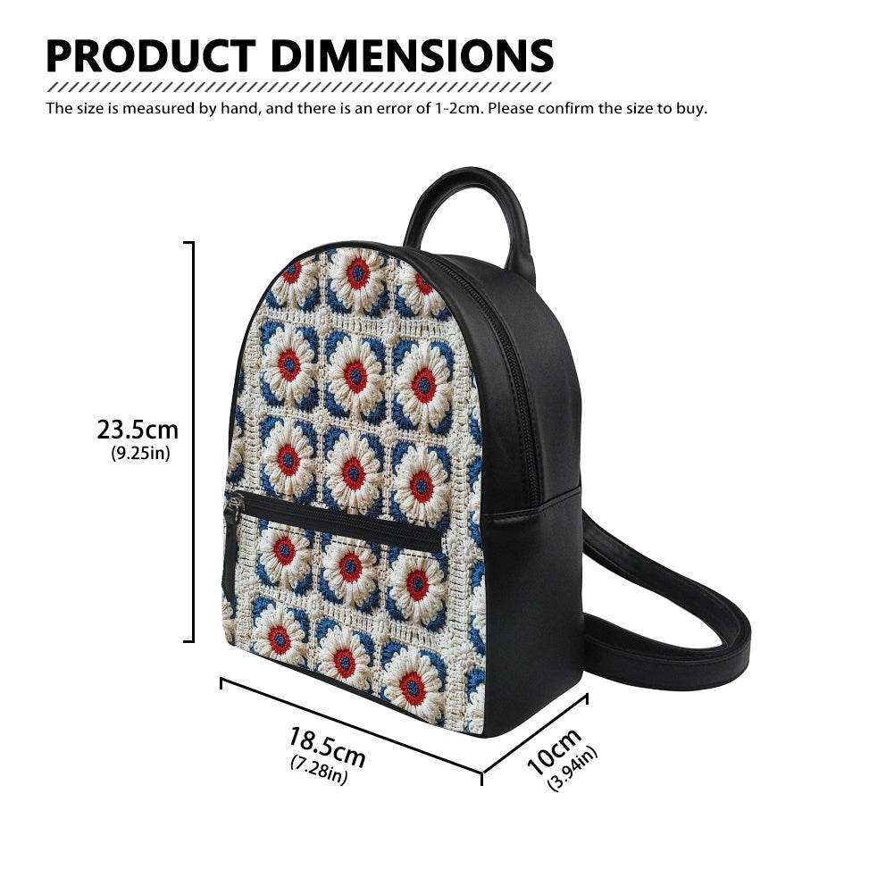 RWB Granny Squares Small Backpack