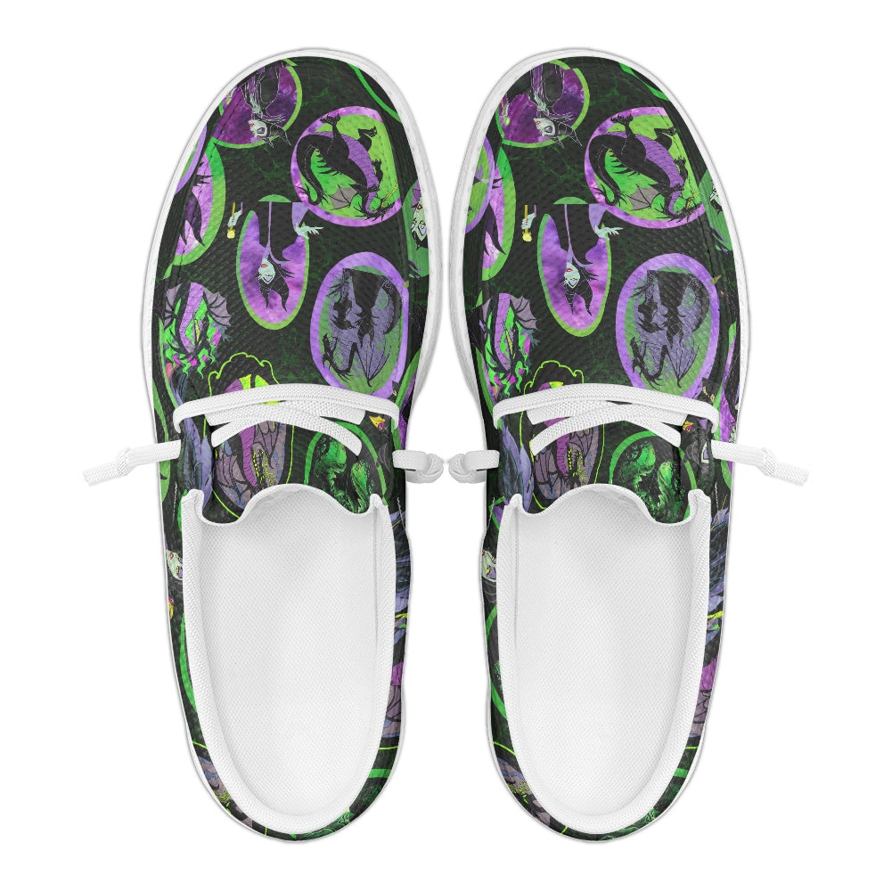 Evil Fairy Flames MESH DUDE SHOES