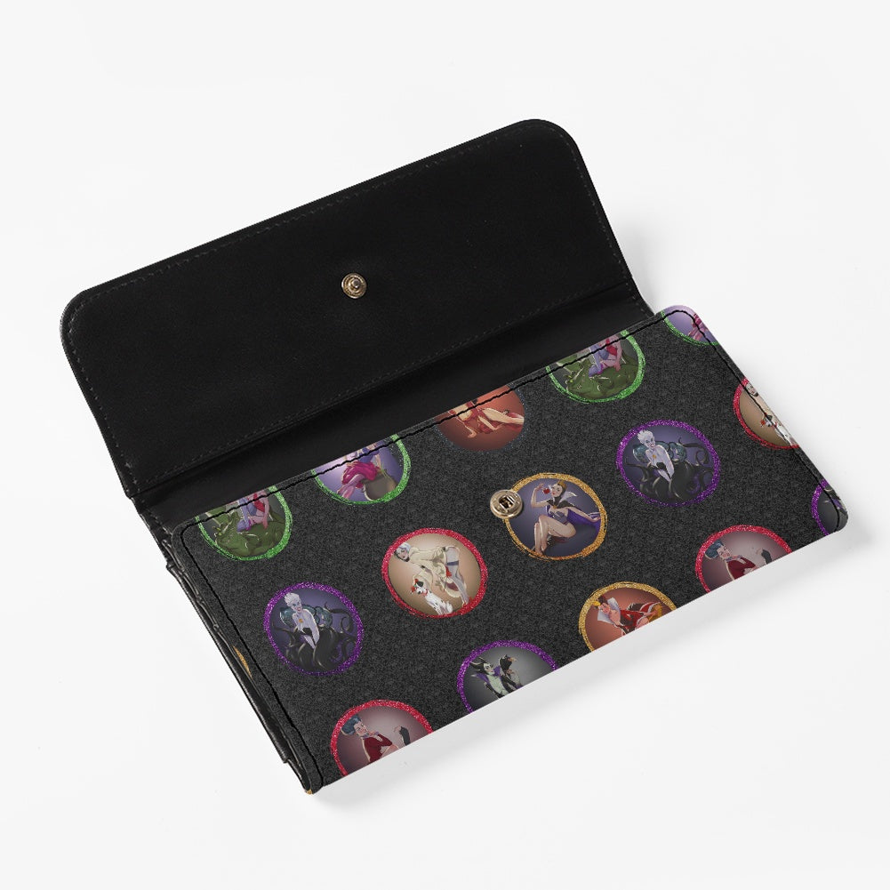 Villains Babes Long Folding Wallet