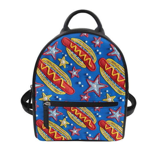 Fancy Hot Dogs Small Backpack