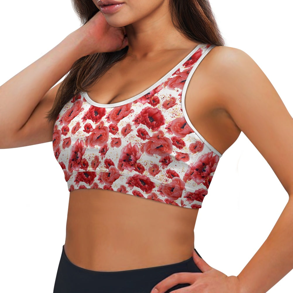 Poppies Women's Sports Vest