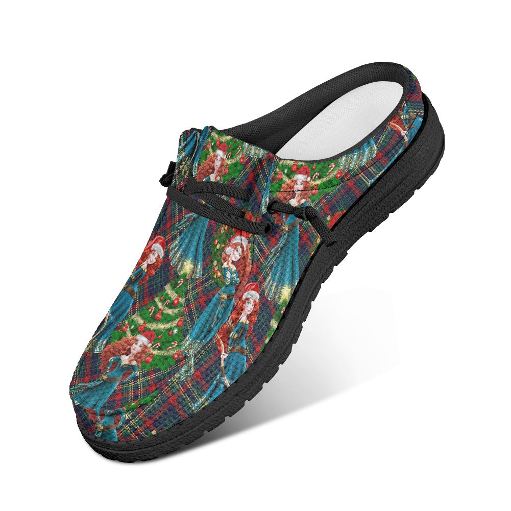 Scottish Christmas MESH DUDE SHOES