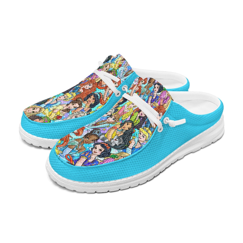 Princess Sketch MESH DUDE SHOES