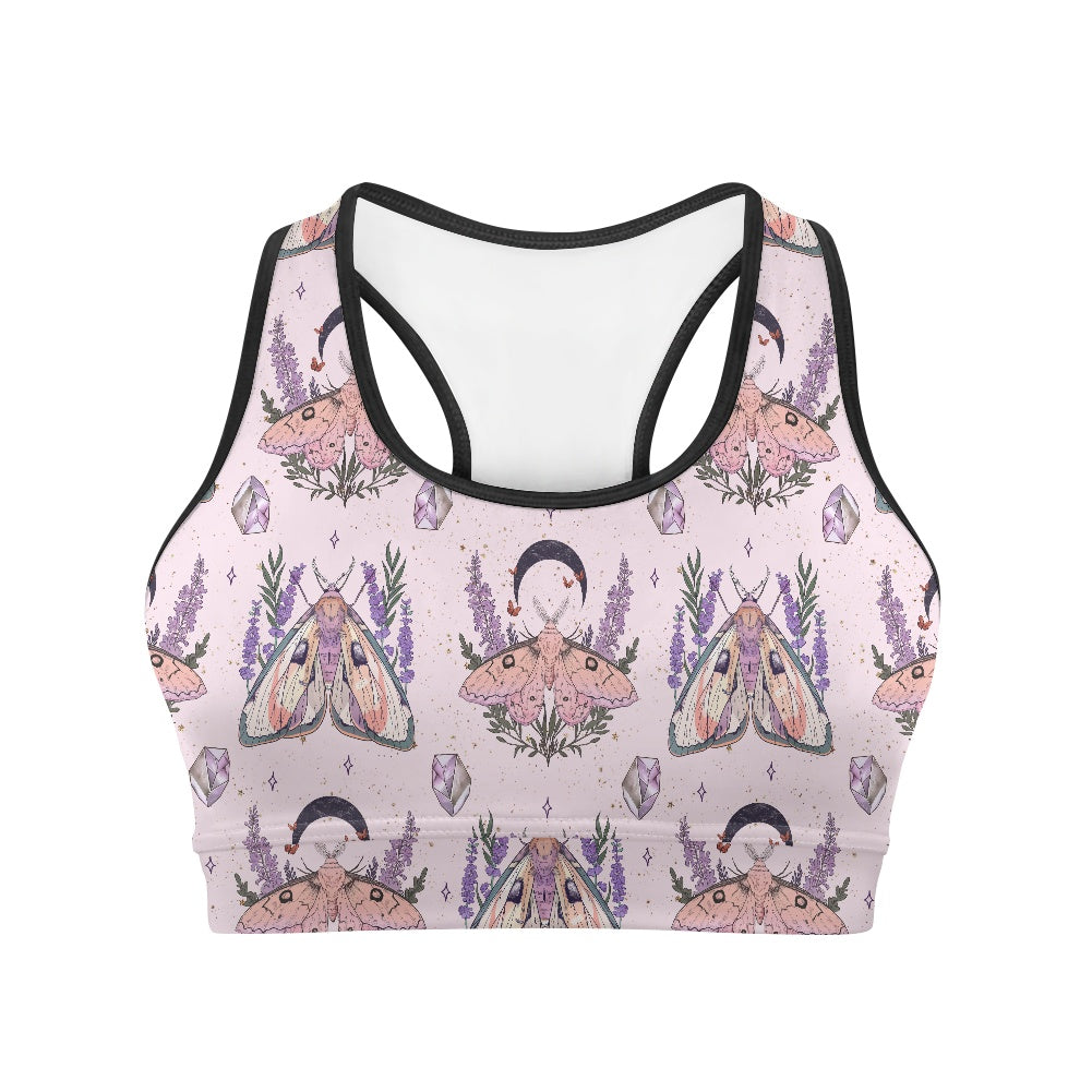 Lunar Moth Pastel Women's Sports Vest