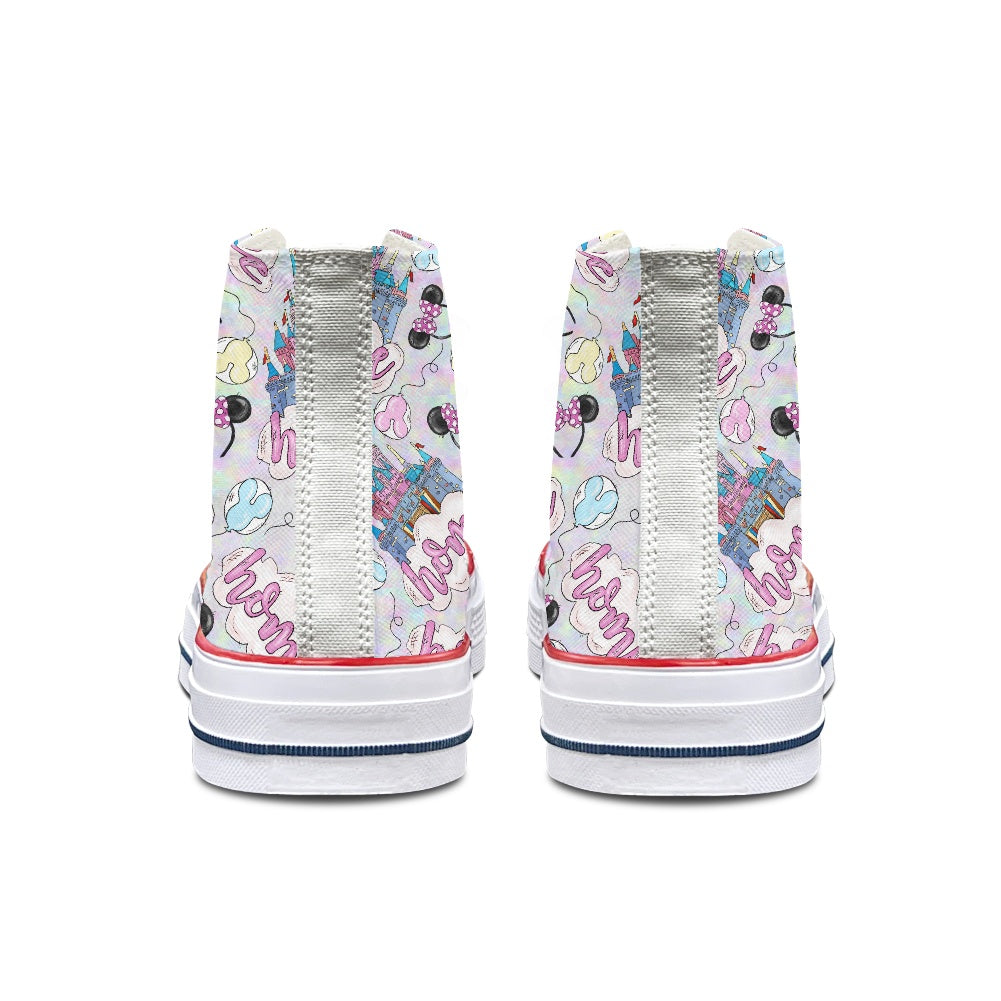 Home High Top Canvas Shoes