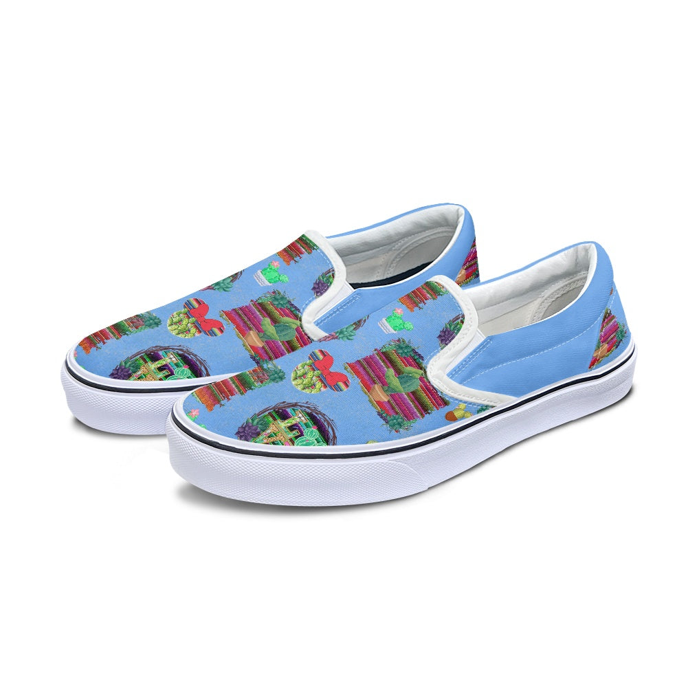 Mouse Cactus Pedal canvas shoes for Adult