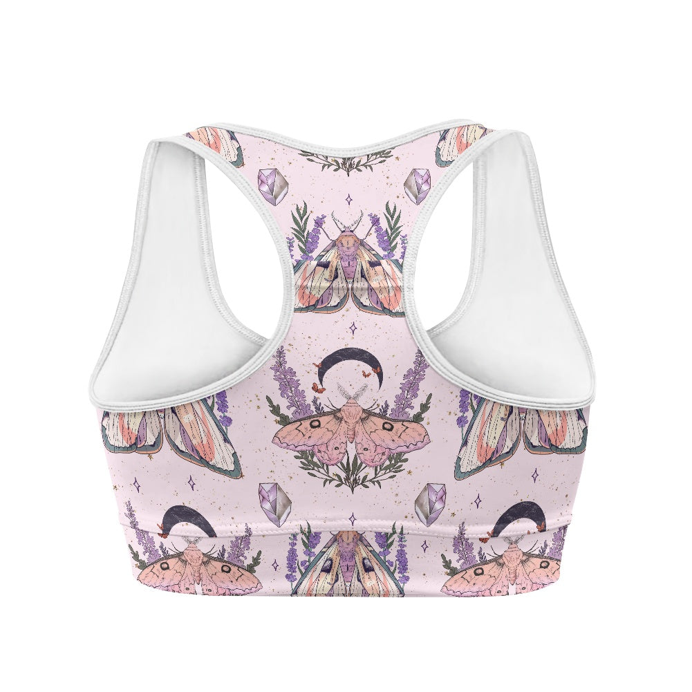 Lunar Moth Pastel Women's Sports Vest