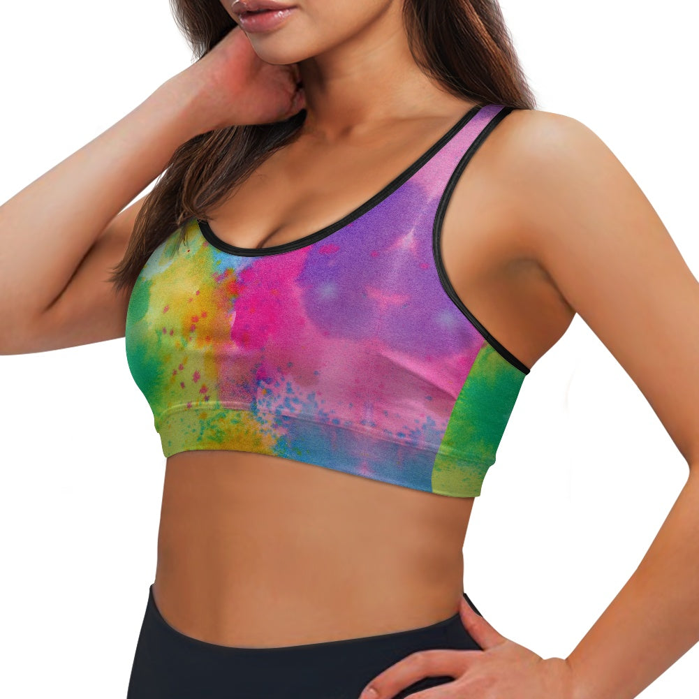 Tie Dye Splatter Women's Sports Vest