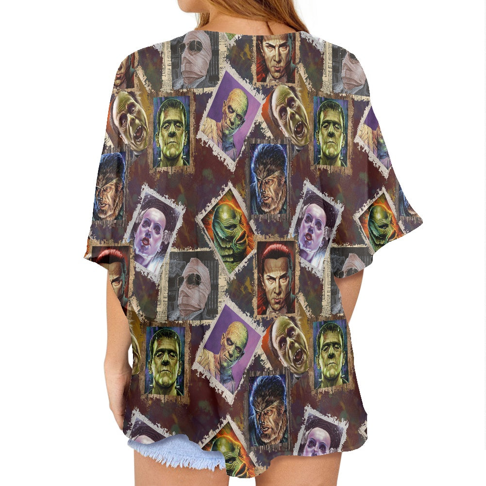 Movie Monsters Women's cardigan chiffon shirt