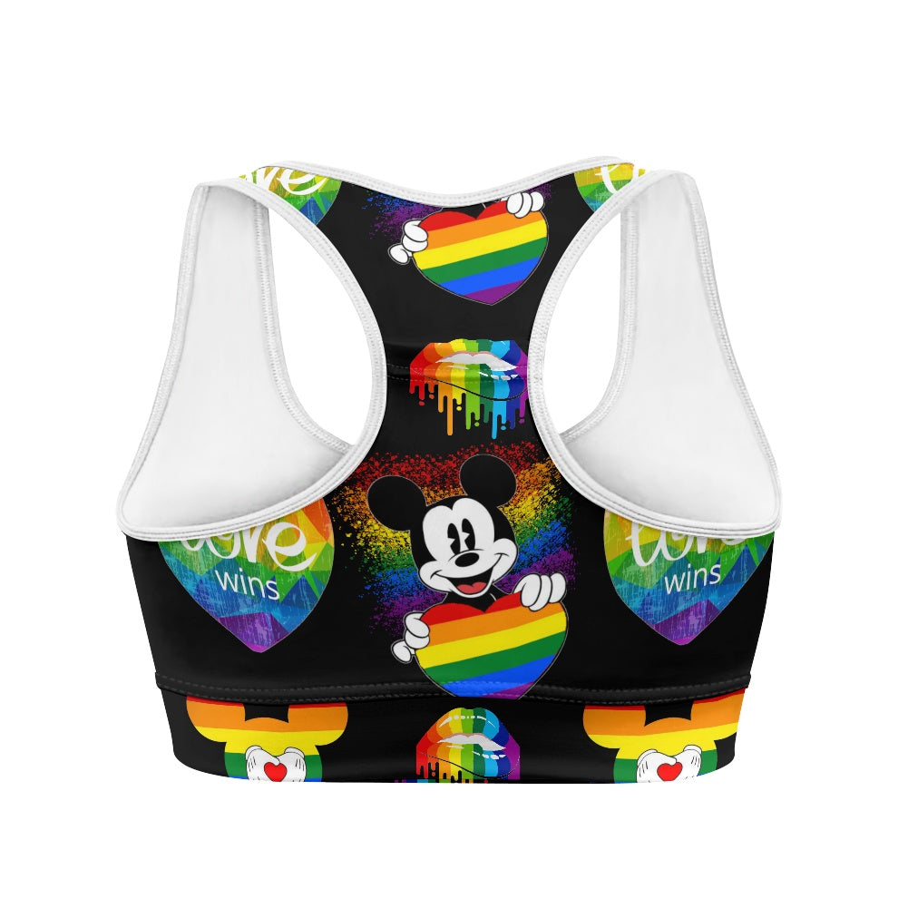 Mouse Pride Women's Sports Vest