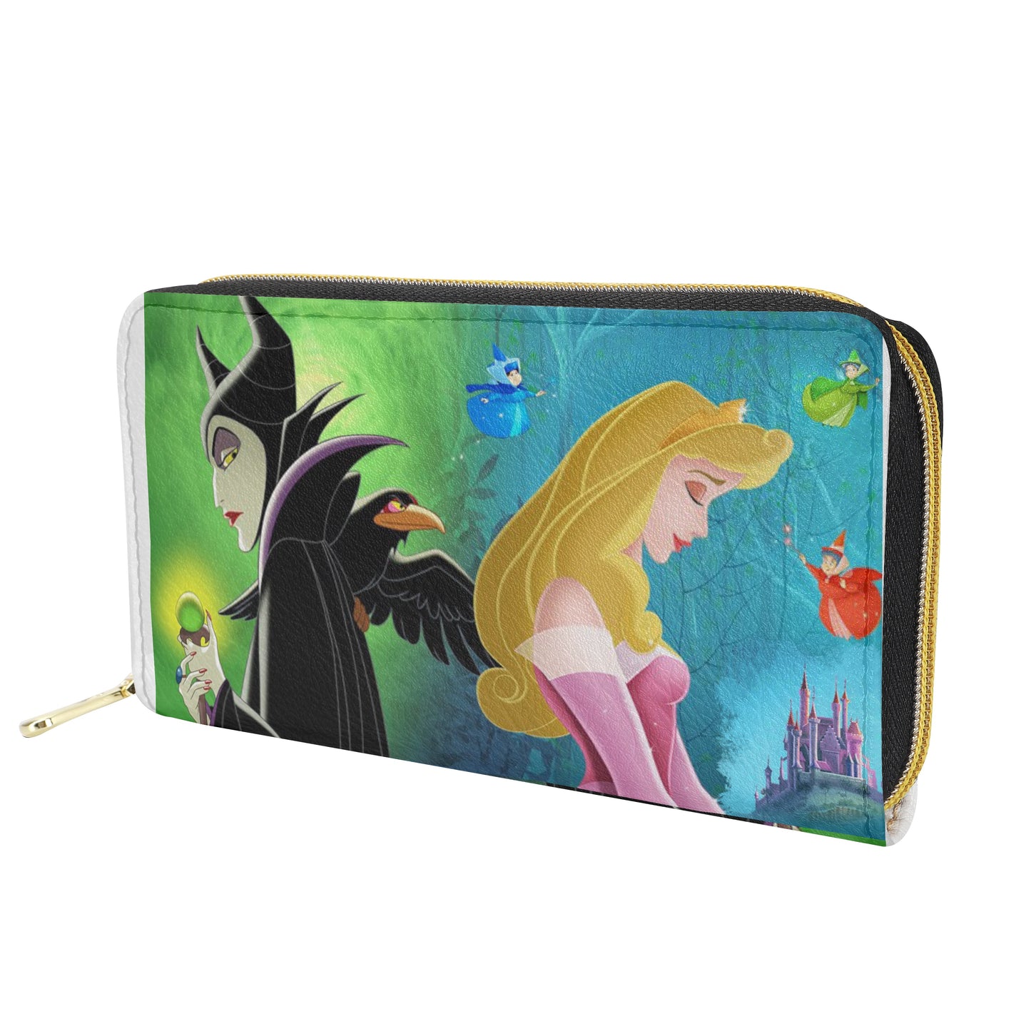 Sleepy Princess PU wallet (nylon zipper)