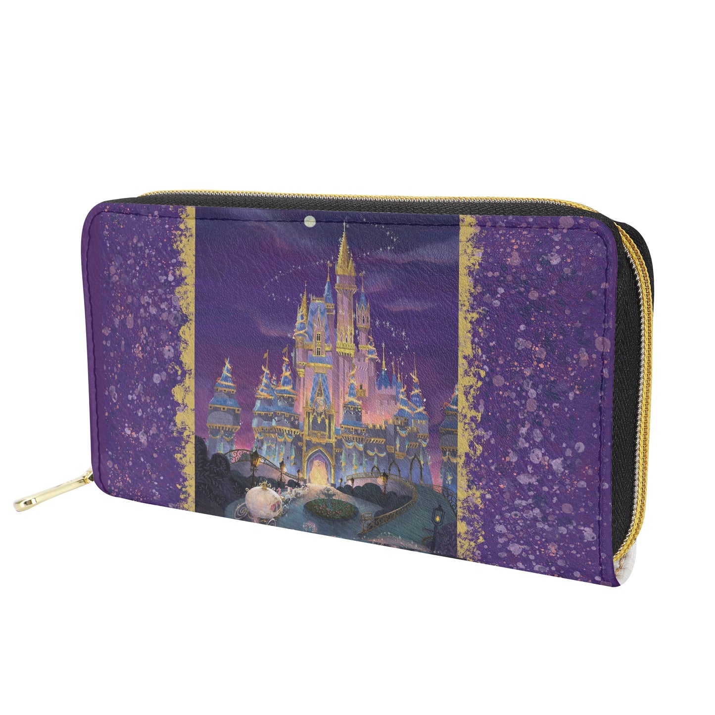 Castle PU wallet (nylon zipper)