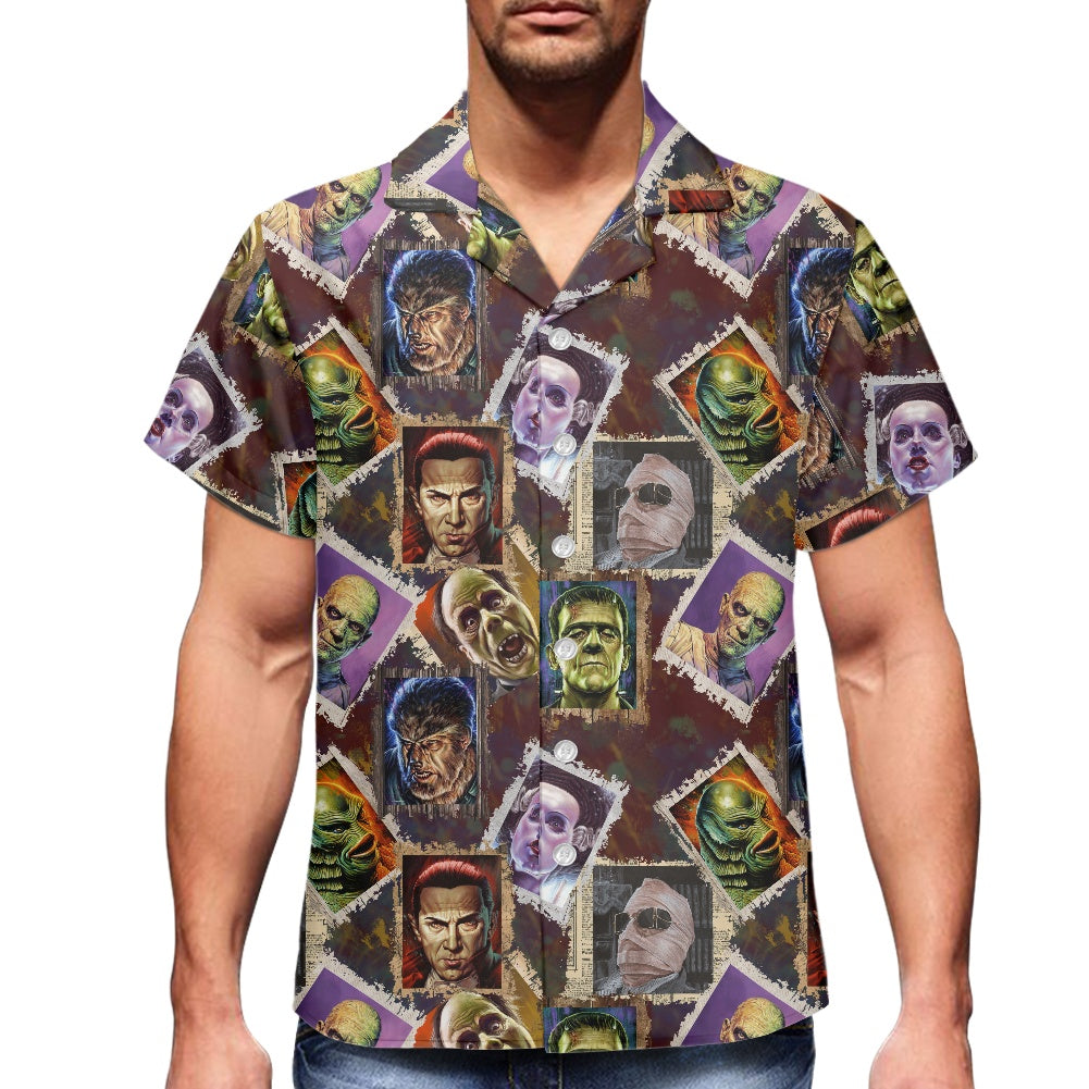 Movie Monsters Hawaiian shirt