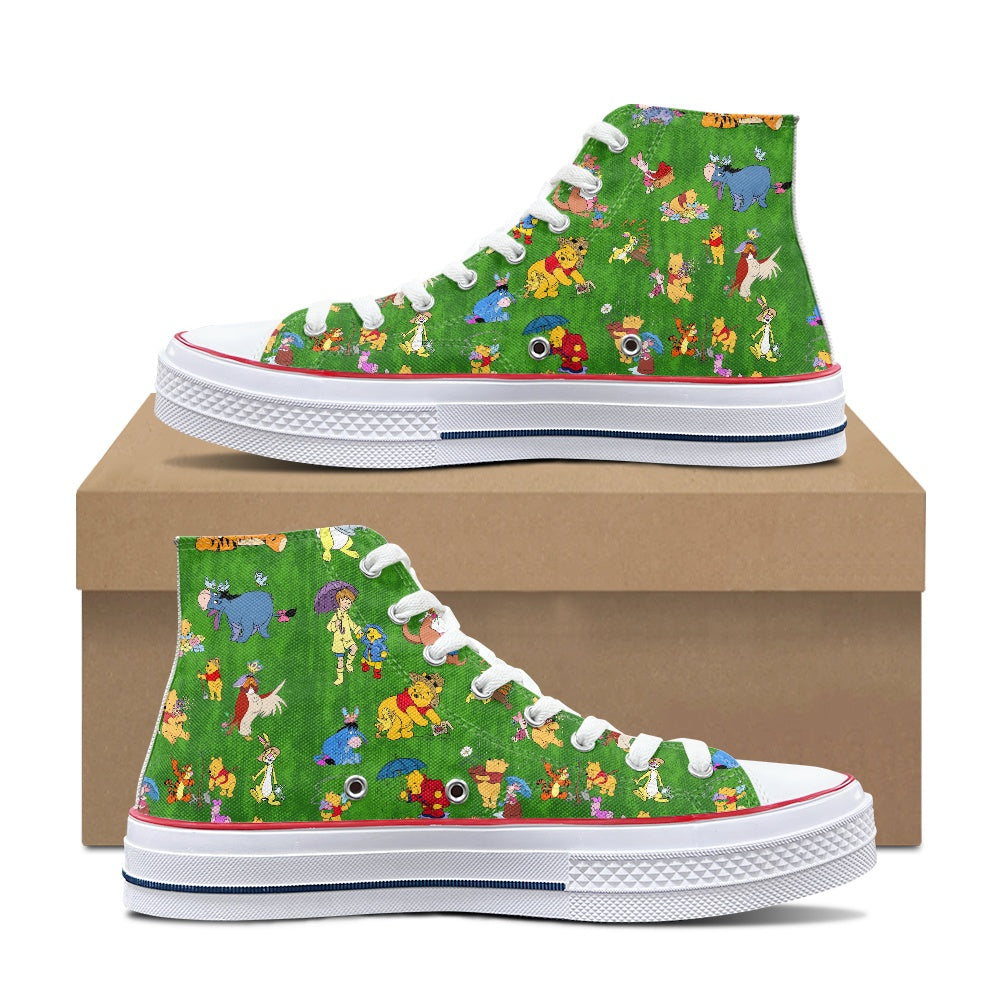 Spring Winnie High Top Canvas Shoes