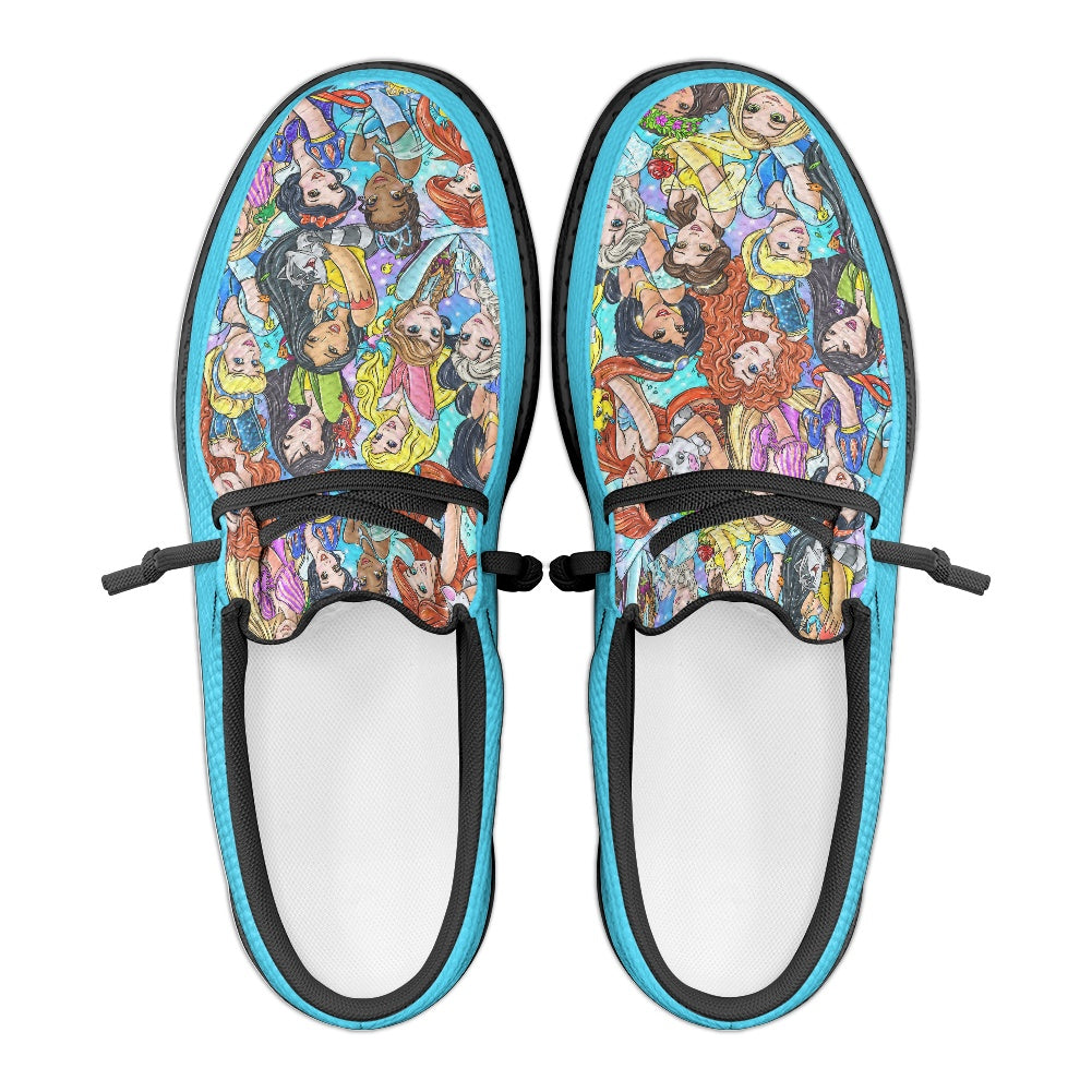 Princess Sketch MESH DUDE SHOES