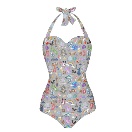 World Showcase Strappy one piece